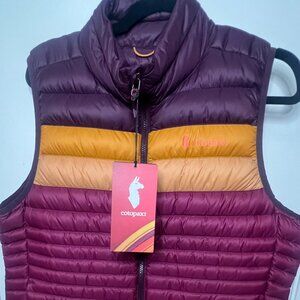 Cotopaxi Fuego Down Vest - Women's Blackberry & Jam 800 Fill NWT